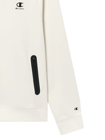 Felpa 'HOODED SWEATSHIRT IVORY' di Champion in beige