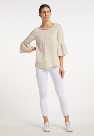 Camicia da donna di usha WHITE LABEL in beige