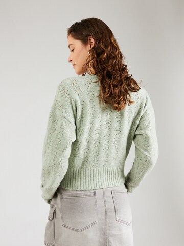 HOLLISTER Knit cardigan in Green