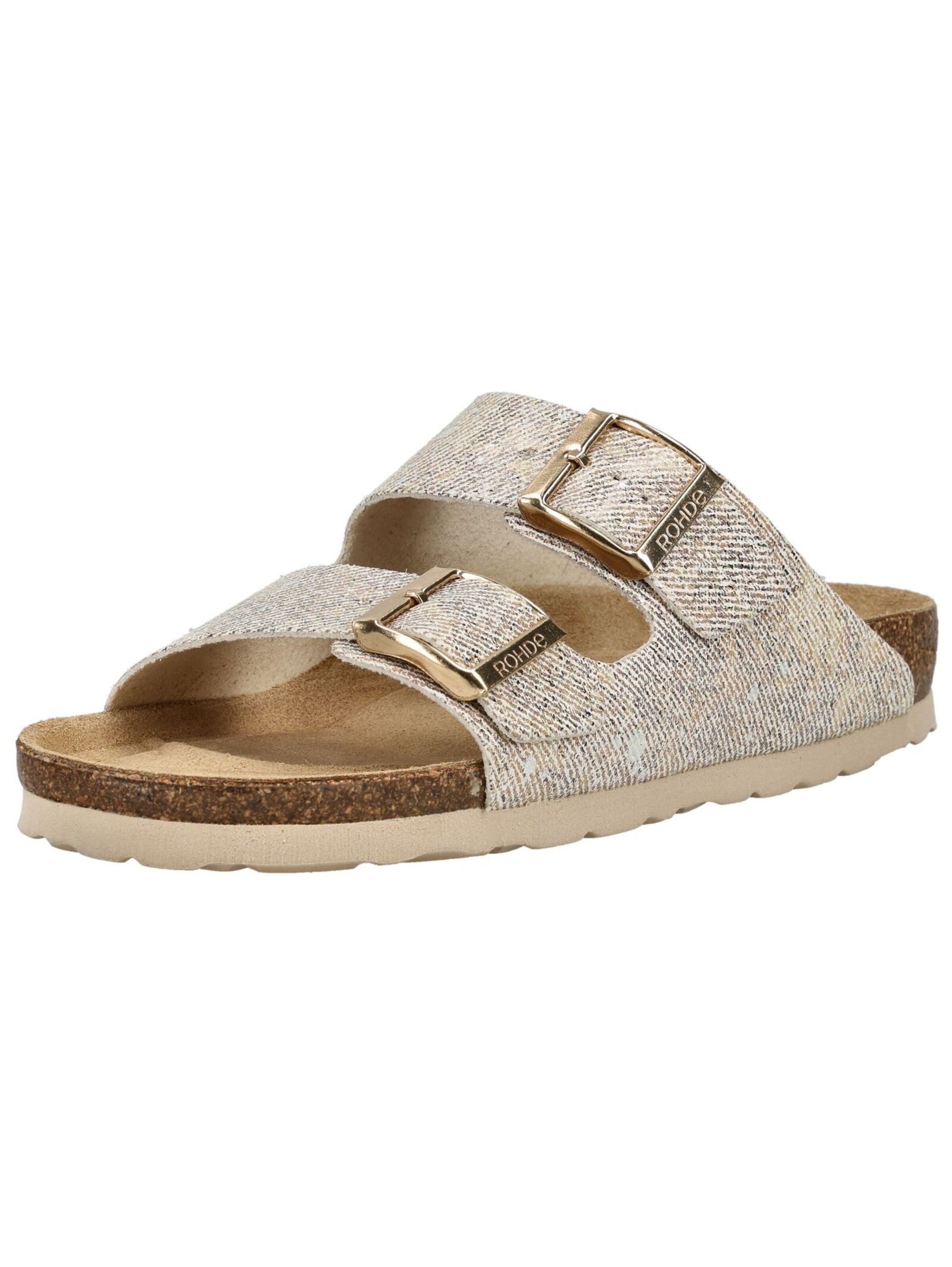 Mule ROHDE en beige : devant