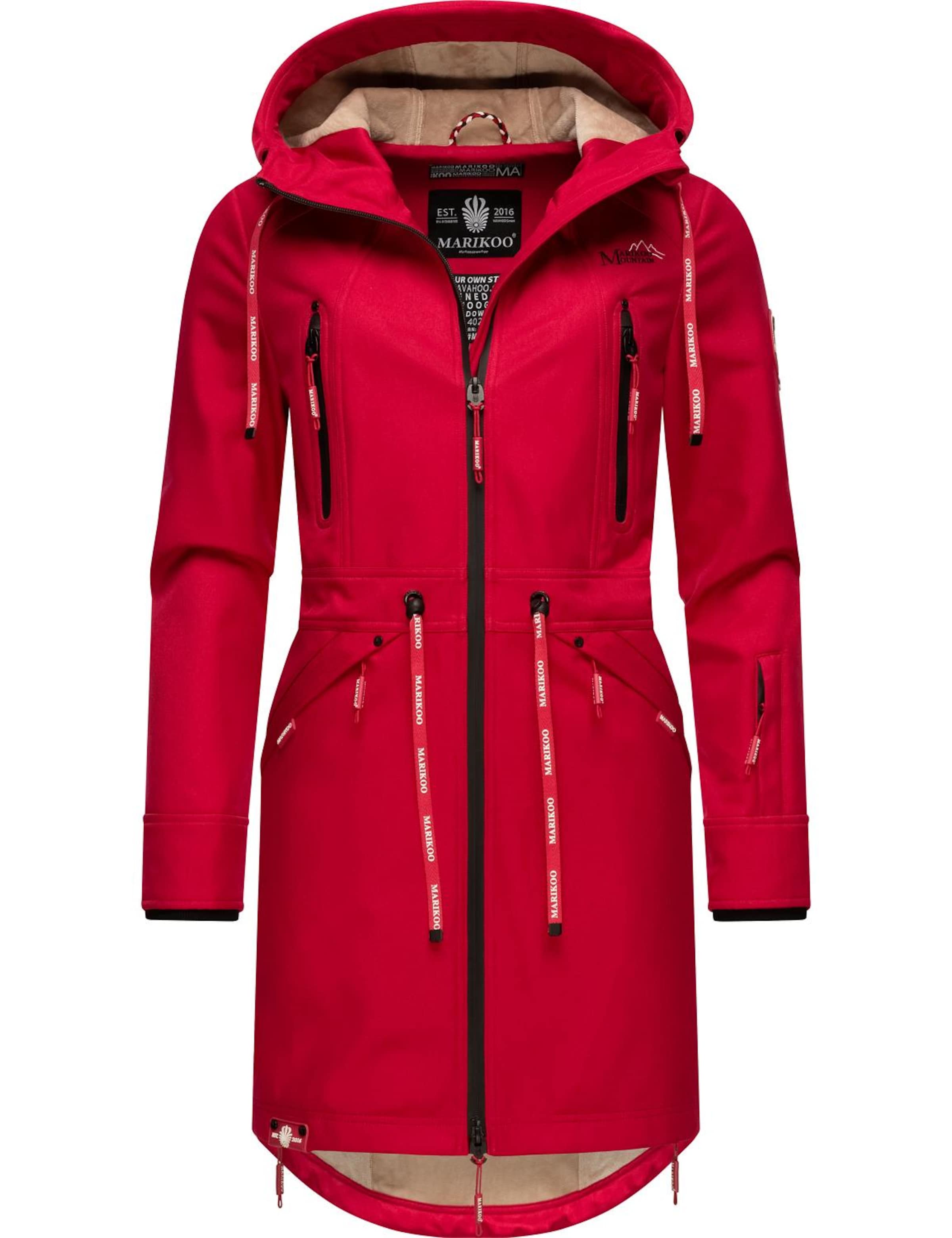 MARIKOO Ανοιξιάτικο ή φθινοπωρινό παρκά σε κόκκινο