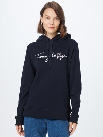 Sweat-shirt TOMMY HILFIGER en bleu : devant