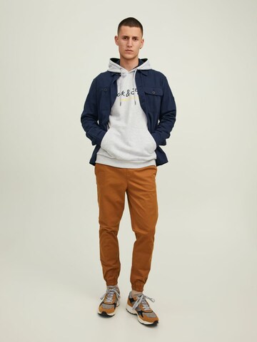 JACK & JONES Sweatshirt 'Berg' in Grey