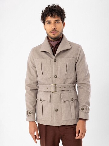 Manteau mi-saison Antioch en beige : devant