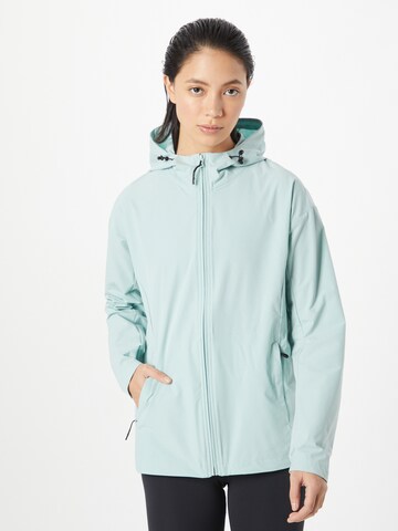 ICEPEAK - Casaco outdoor 'MOLINE' em verde: frente