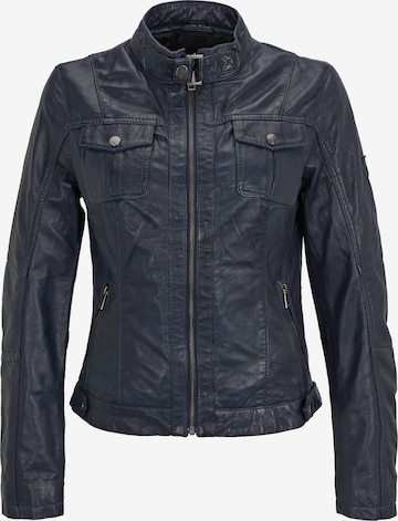 H.I.S Between-Season Jacket in Blue: front