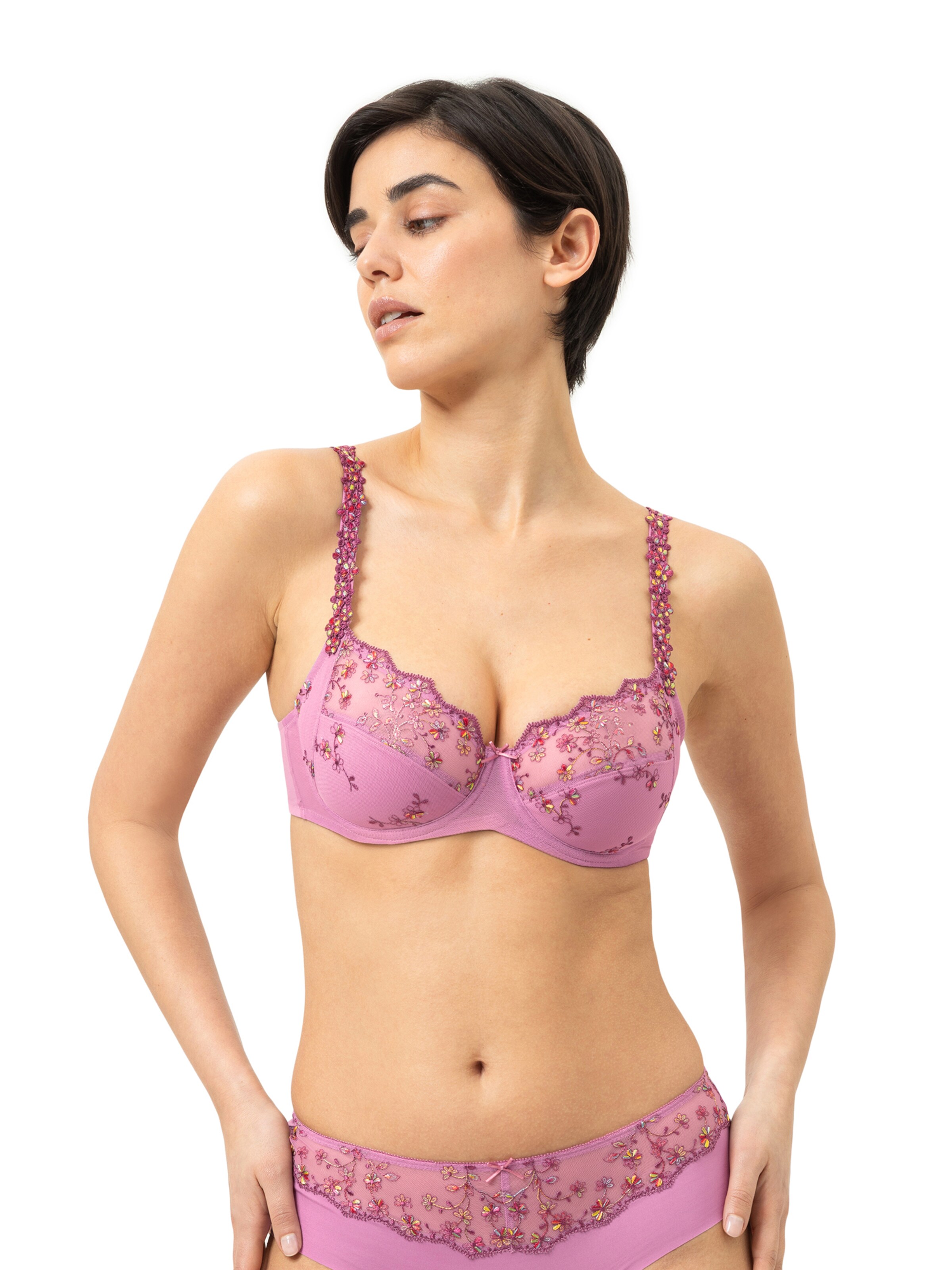 Mey Classic Bra ' Delightful ' in Purple: front