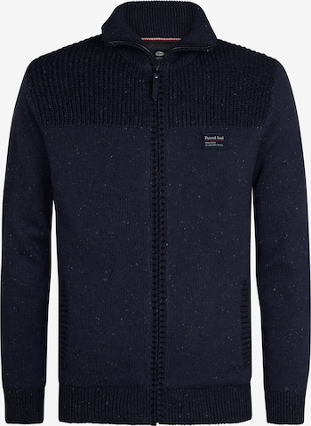 Petrol IndustriesKardigan - plava boja: prednji dio