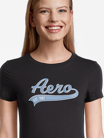 T-shirt AÉROPOSTALE en noir