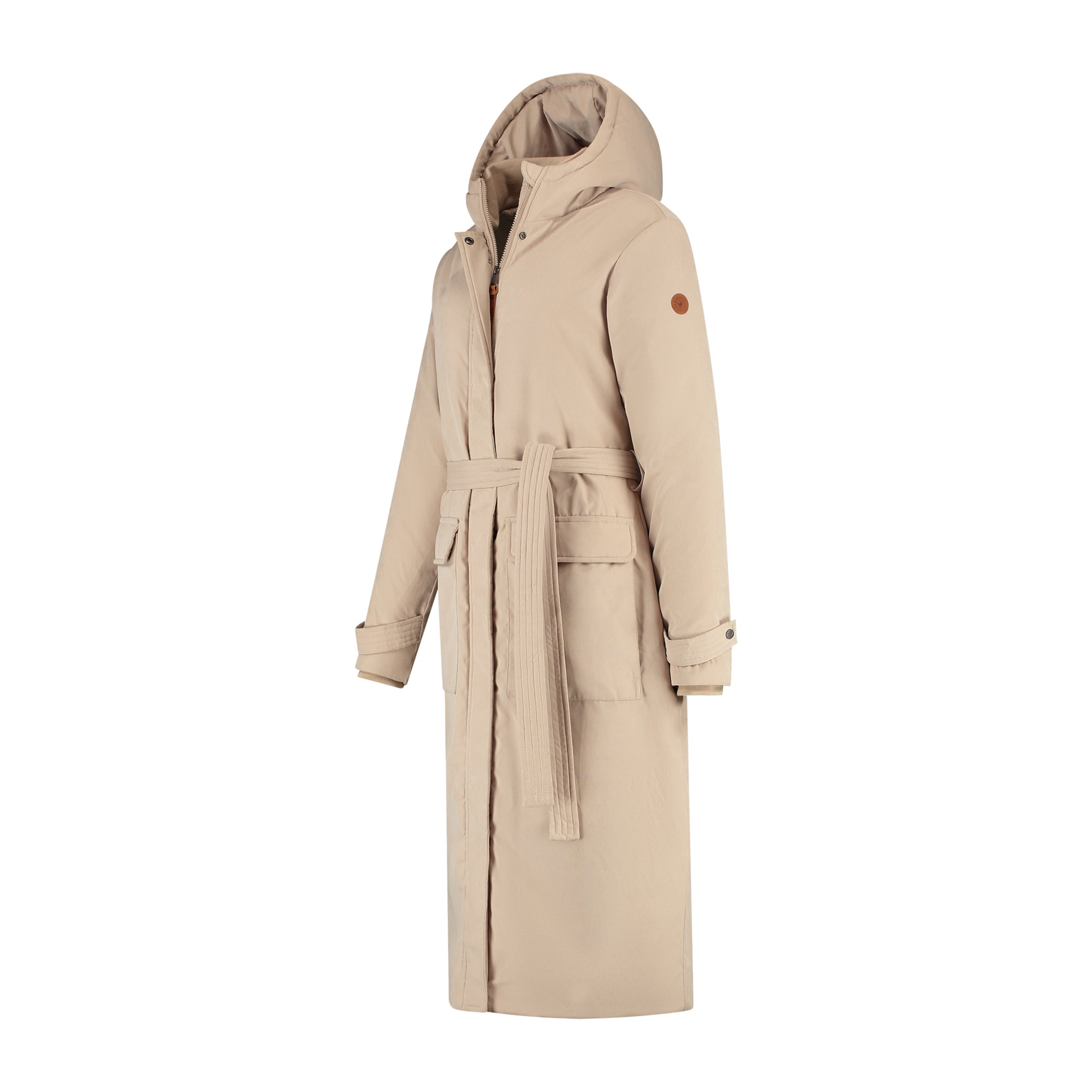 MGO Winterparka 'Maira' in Beige: Vorderseite