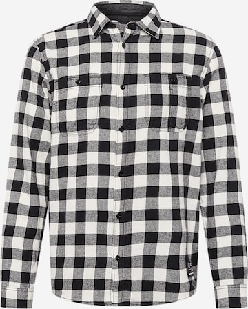 QS Button Up Shirt in Black: front