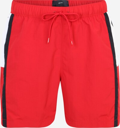 TOMMY HILFIGER Shorts de bain en bleu marine / rouge / blanc, Vue avec produit