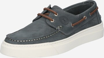 Barbour Moccasins 'Bosun' in Grey: front