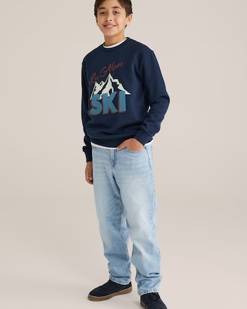 WE Fashion Sweatshirt in Blue