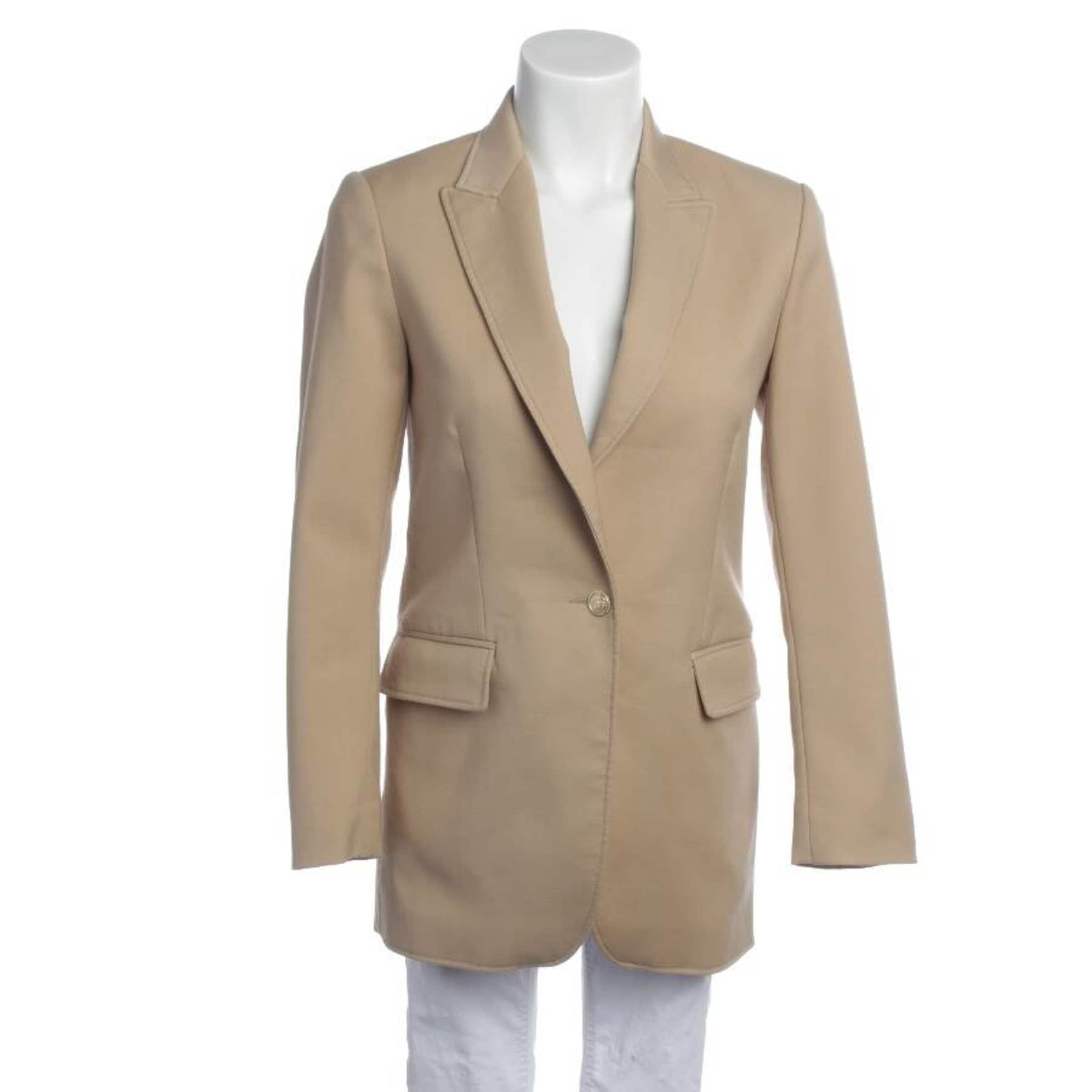 Sandro Blazer in XXS in hellbraun, Produktansicht