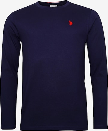 U.S. POLO ASSN. Shirt in Blauw: voorkant