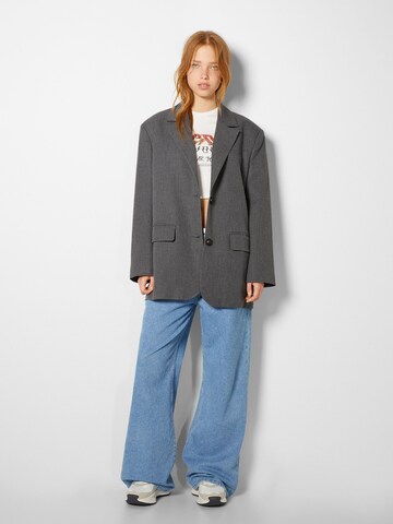 Bershka Blazer in Grey