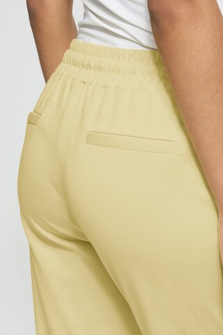 ICHI Regular Pants ' IHKate ' in Yellow