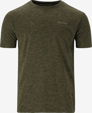 ENDURANCE Functioneel shirt 'Peako' in Groen: voorkant