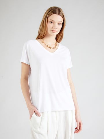 balta MSCH COPENHAGEN Marškinėliai 'Fenya': priekis