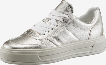 Sneaker bassa di ARA in argento: frontale