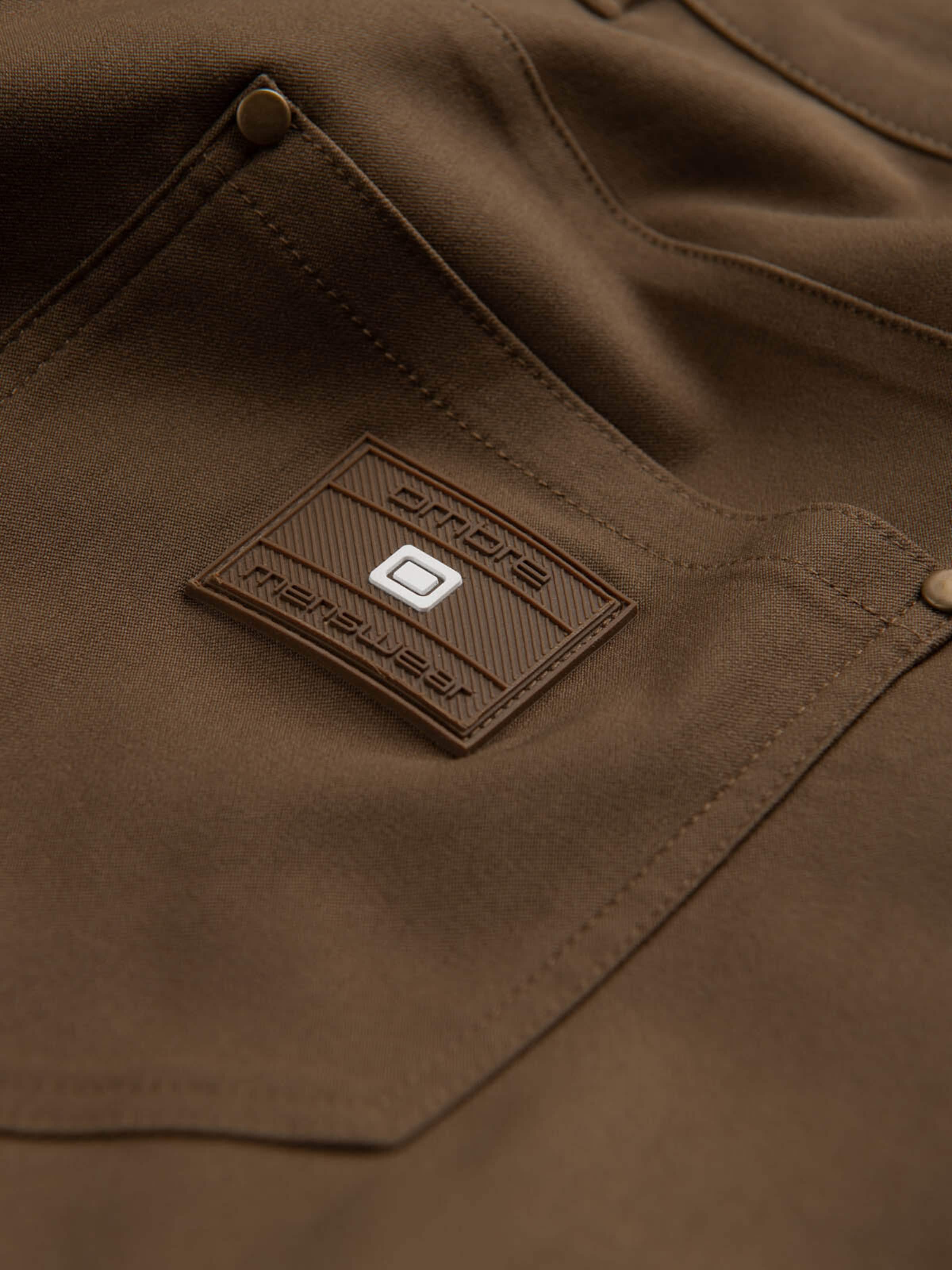 Ombre Regular Trousers in Brown