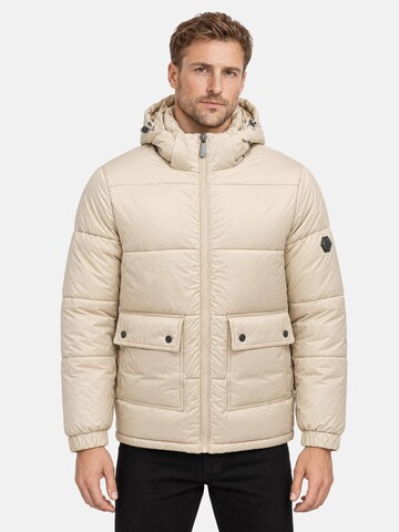 Giacca invernale 'A813' di Tazzio in beige: frontale