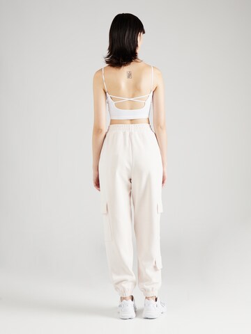 Effilé Pantalon de sport 'EUPHEMIA' GUESS en blanc