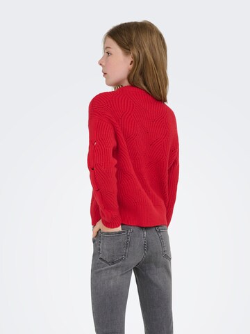 ONLY GIRLS Pullover in Rot