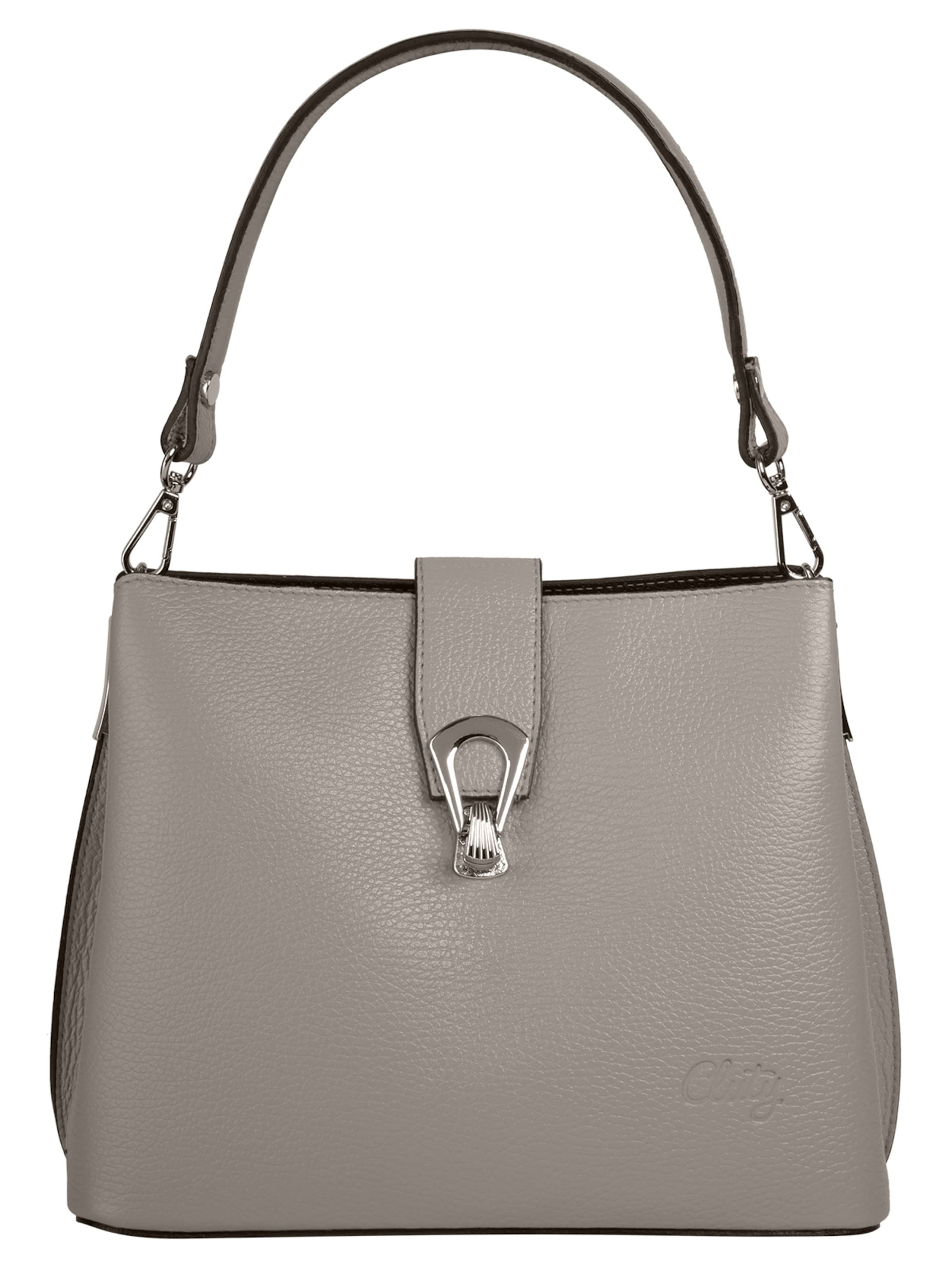Cluty Crossbody Bag in Grey: front