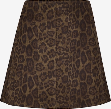 Jupe ' ' Apricot en marron : devant