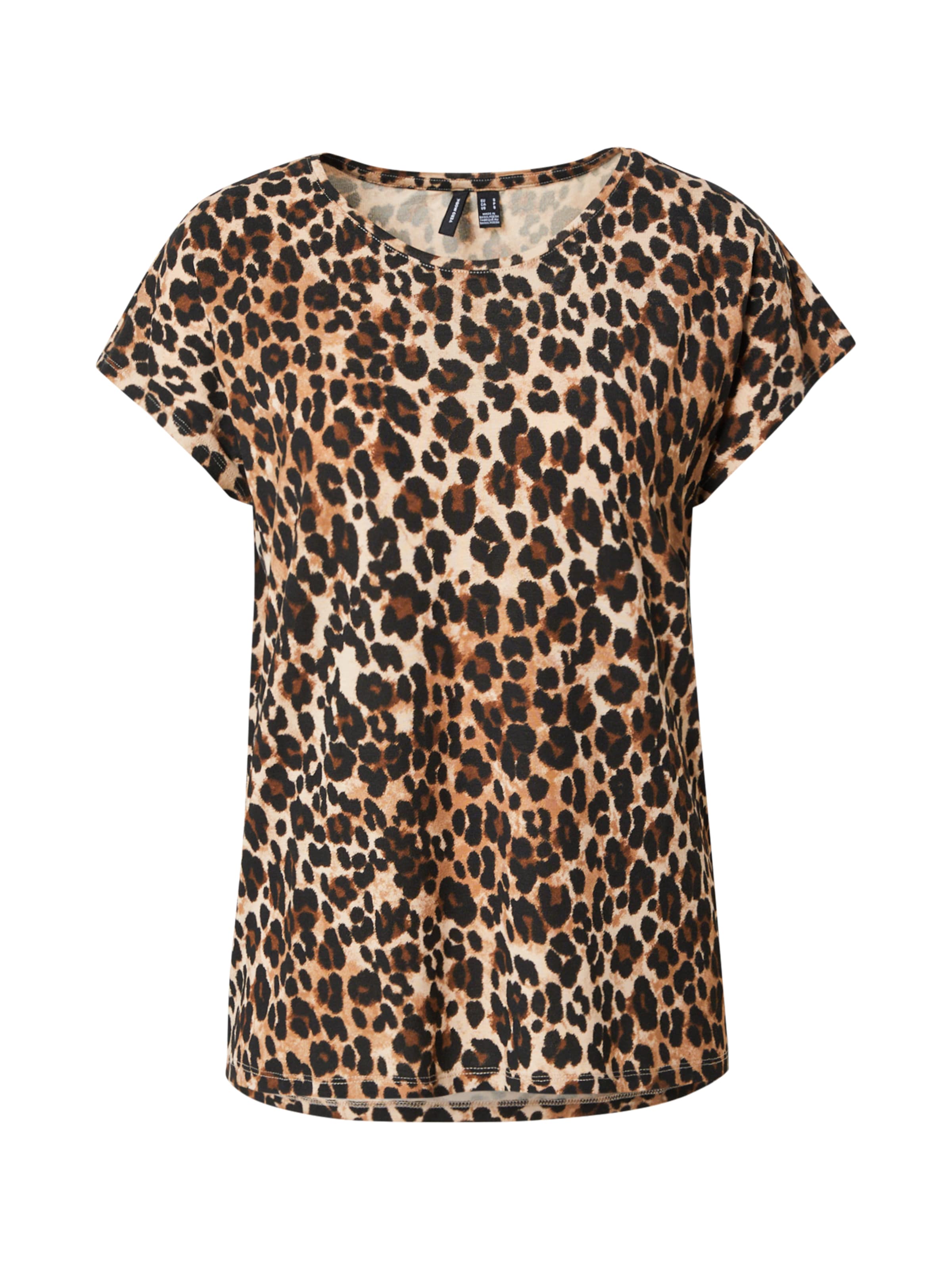 brūns VERO MODA T-Krekls 'AVA': no priekšpuses