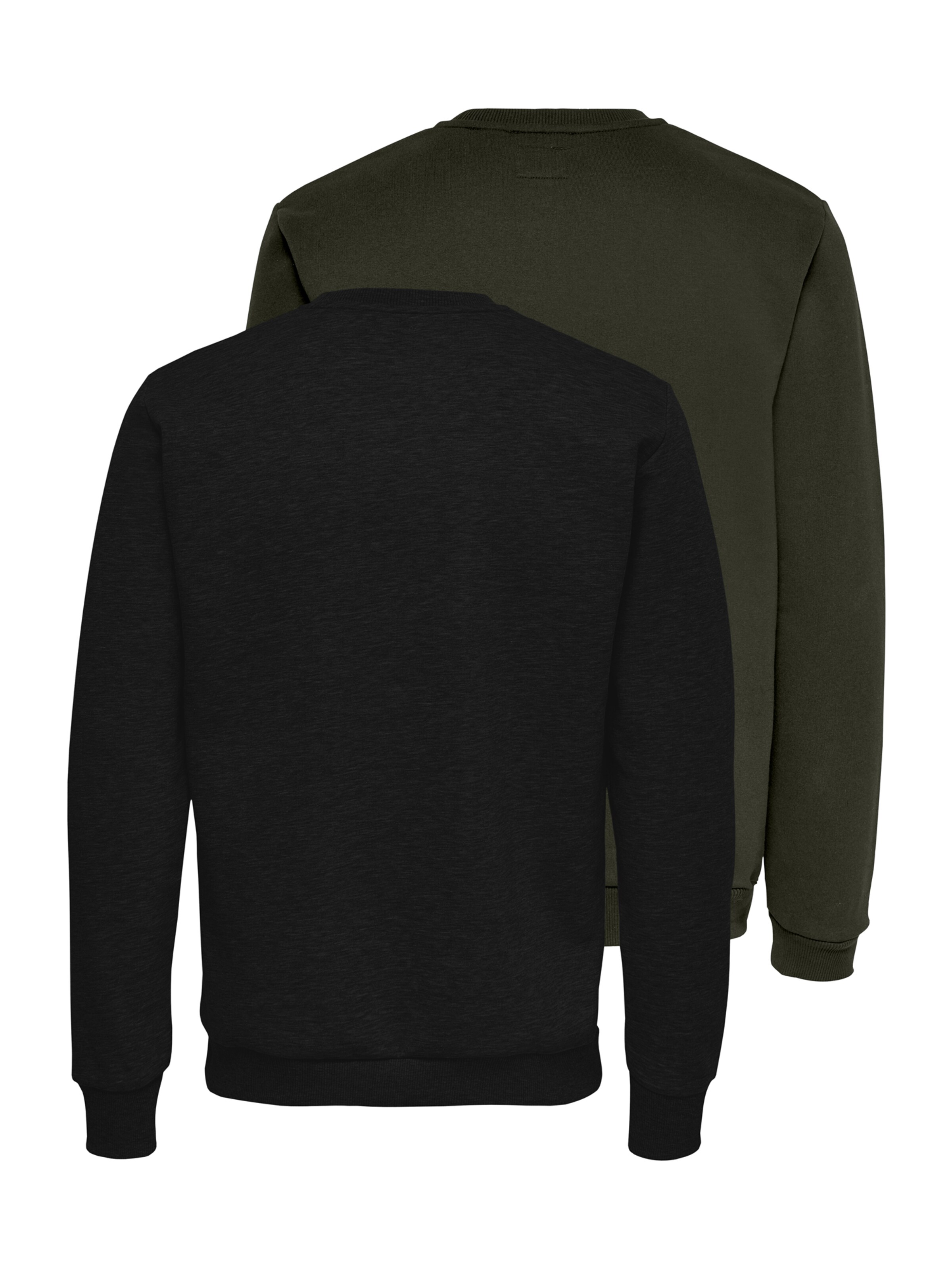 Only & Sons Sweatshirt 'ONSCERES' in Green