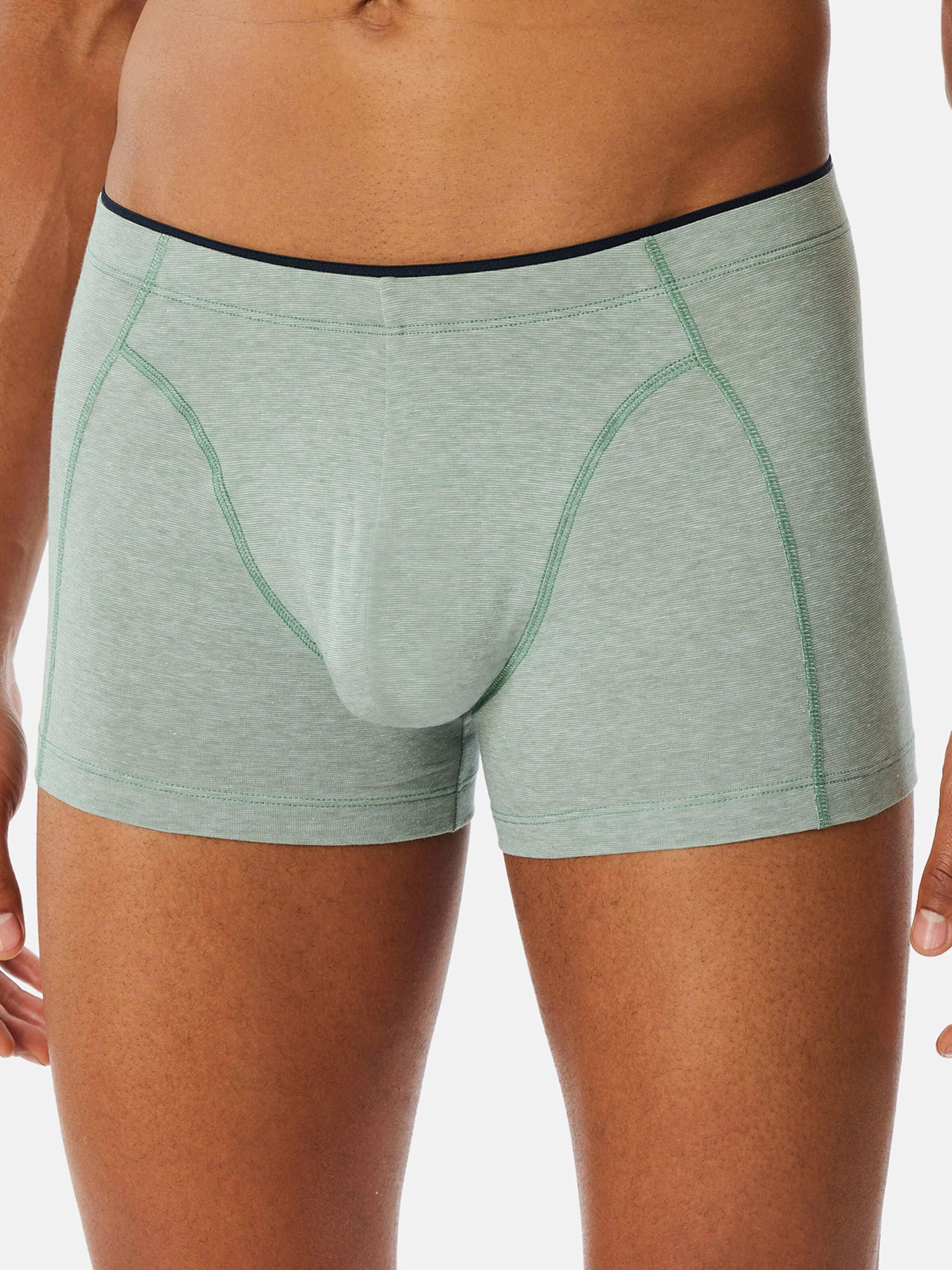 SCHIESSER Trunk ' 95/5 Originals ' in Grün: Vorderseite