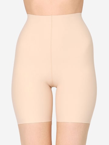 Nur Die - Pantalón moldeador ' Waist Contour Medium Shaping ' en beige: frente