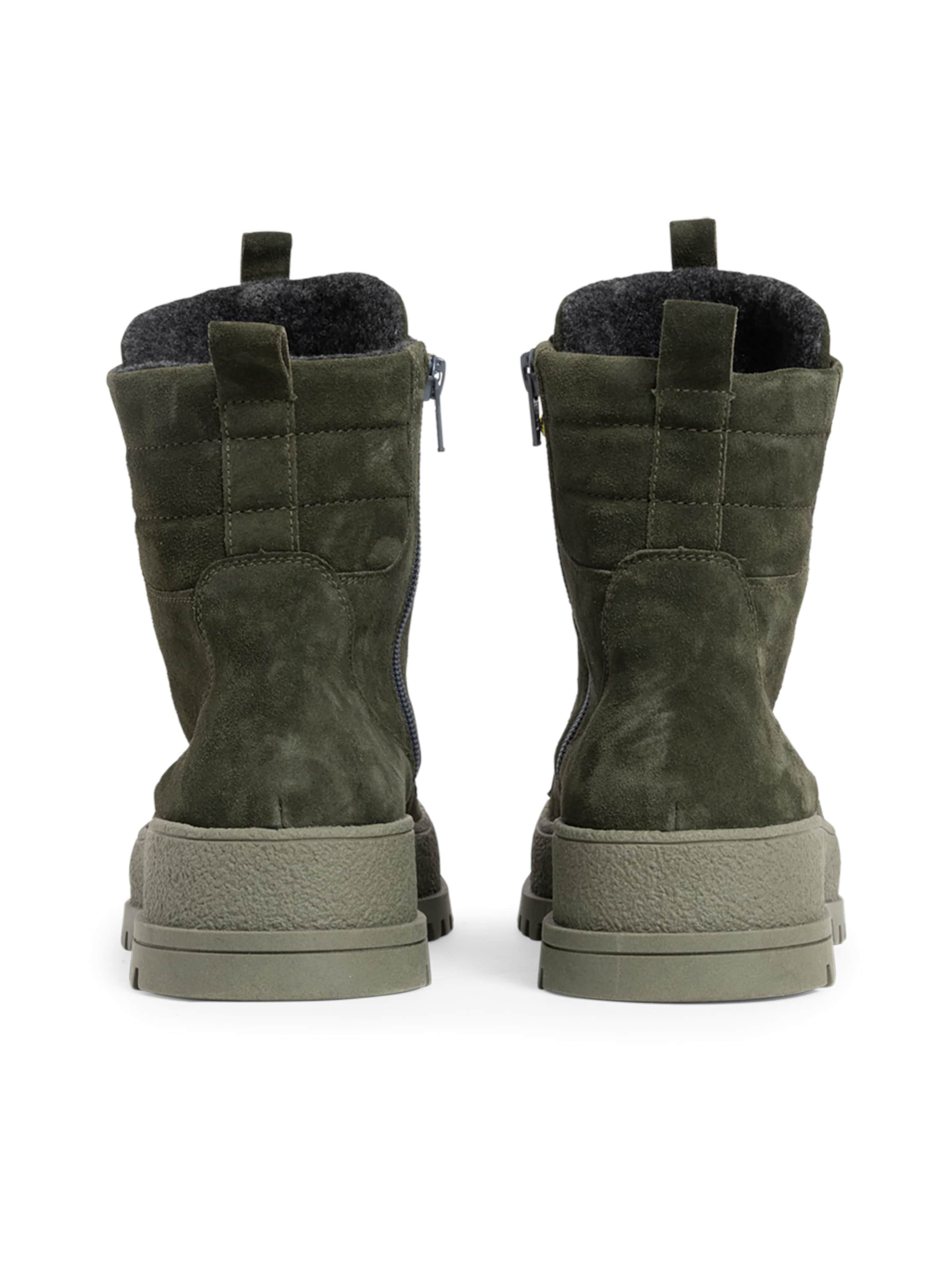 VITAFORM Schnürstiefelette in Grün