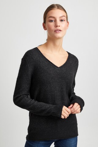 Oxmo Sweater 'Ilva' in Grey: front