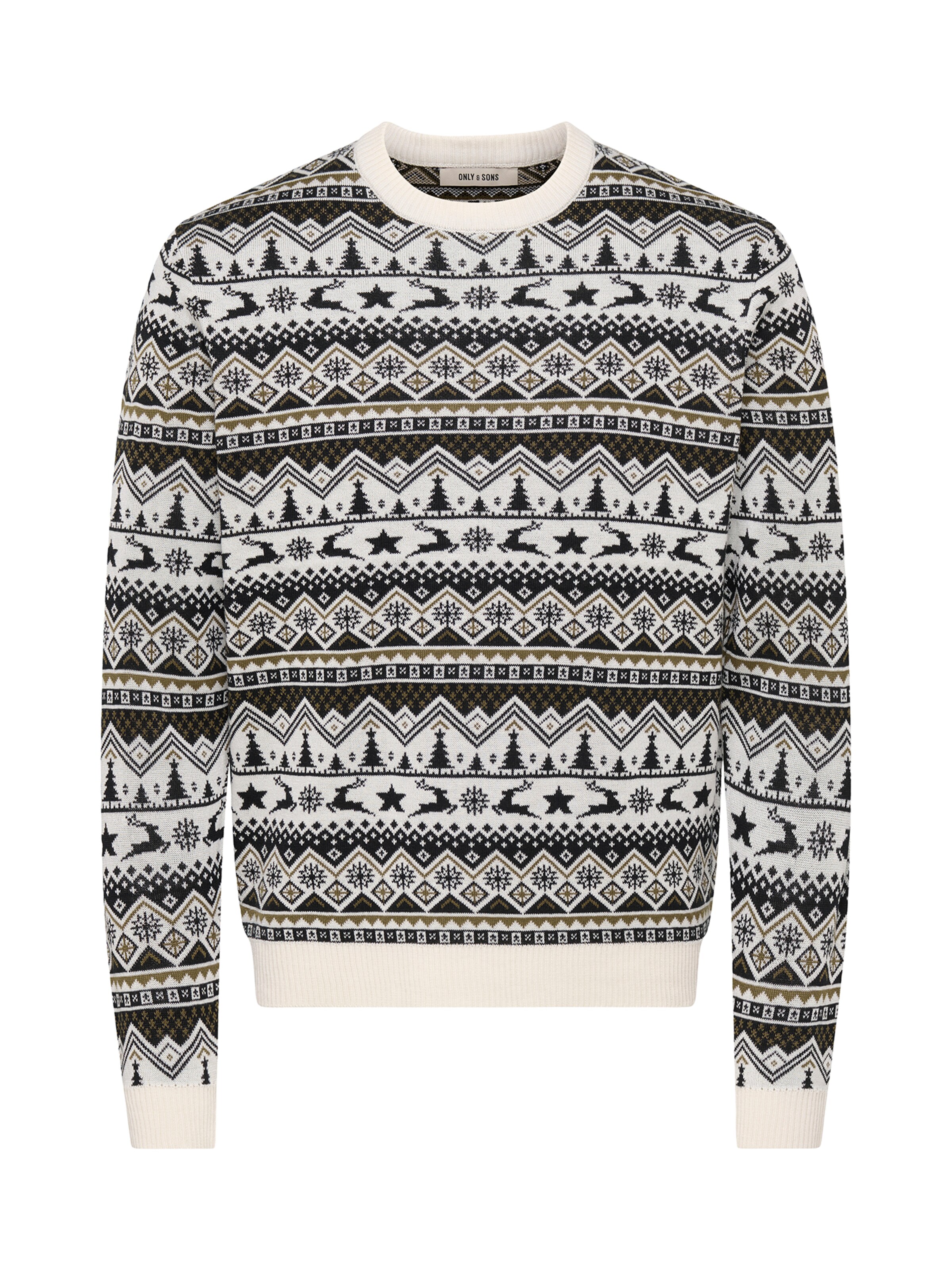 juoda Only & Sons Megztinis 'ONSX-MAS 2': priekis