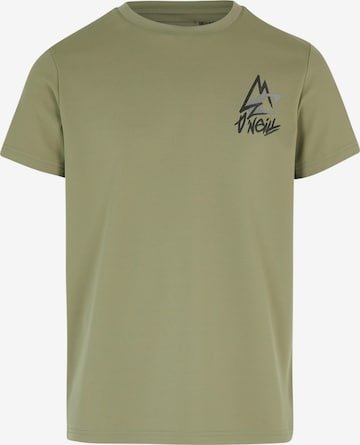 O'NEILL Тениска 'Plutoniam' в зелено: отпред