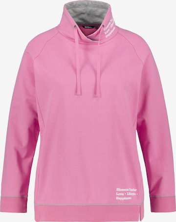 Ulla Popken Sweatshirt in Pink: predná strana