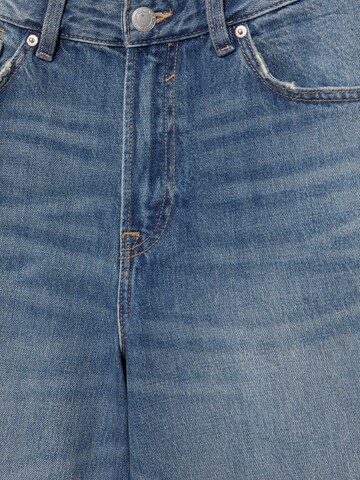 Wide Leg Jean Pull&Bear en bleu