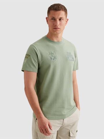 PME Legend Shirt 'T-shirt in jersey with multiple badges' in Green