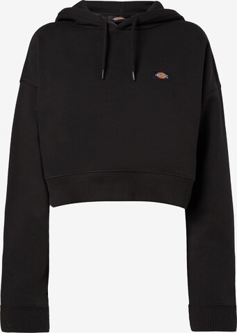 DICKIES Sweatshirt 'Oakport' in Zwart: voorkant