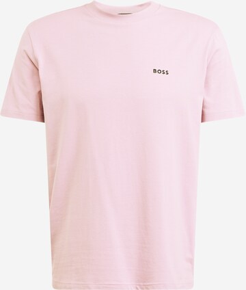 T-Shirt BOSS en violet : devant