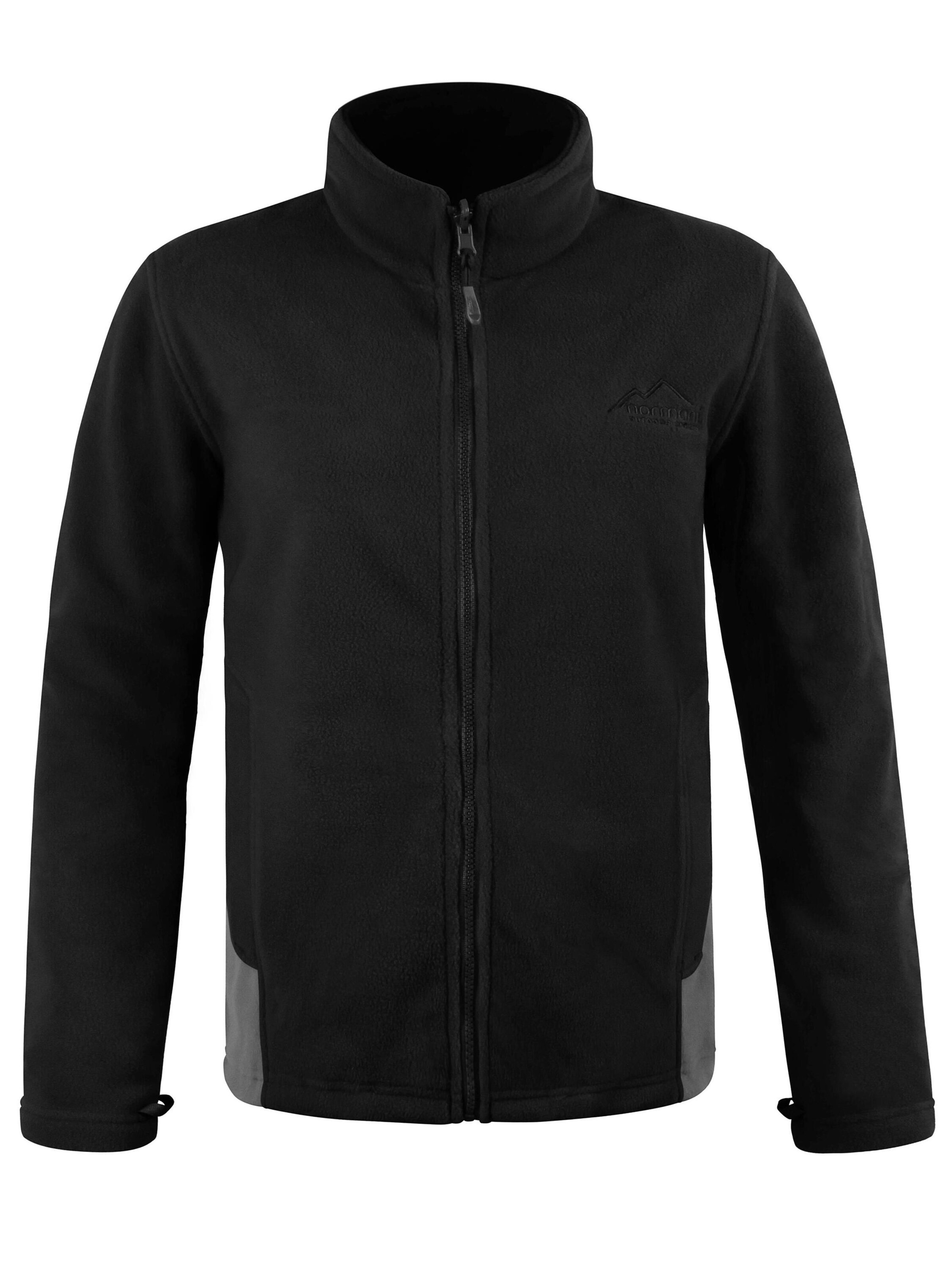 normani Athletic fleece jacket 'Ivalo' in Black: front