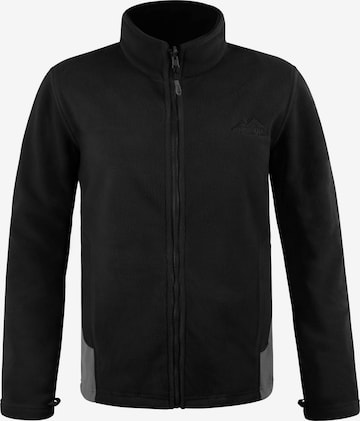 normani Athletic Fleece Jacket 'Ivalo' in Black: front