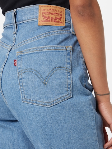 zils LEVI'S ® Pakapēniski sašaurināts piegriezums Džinsi 'High Waisted Mom Jean'