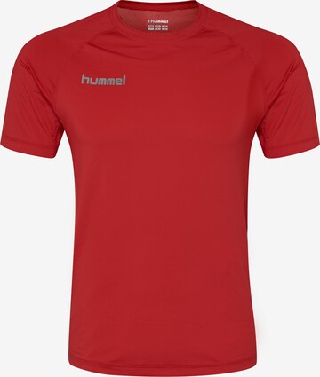 Hummel Functioneel shirt in Rood: voorkant