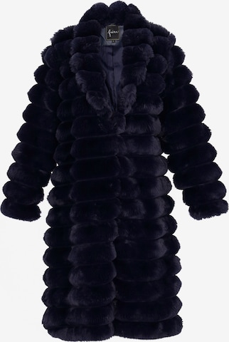 Manteau d’hiver faina en bleu : devant