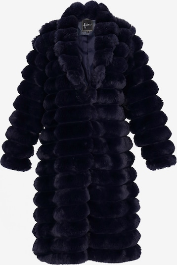 faina Ziemas mētelis, krāsa - jūraszils, Preces skats